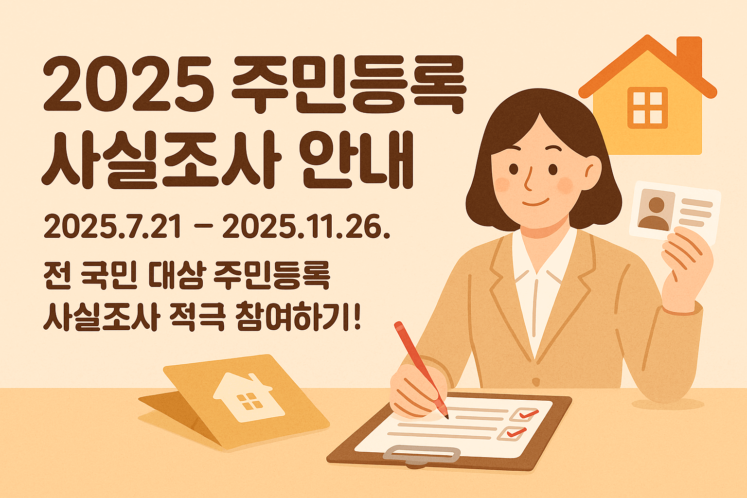 2025 주민등록 사실조사