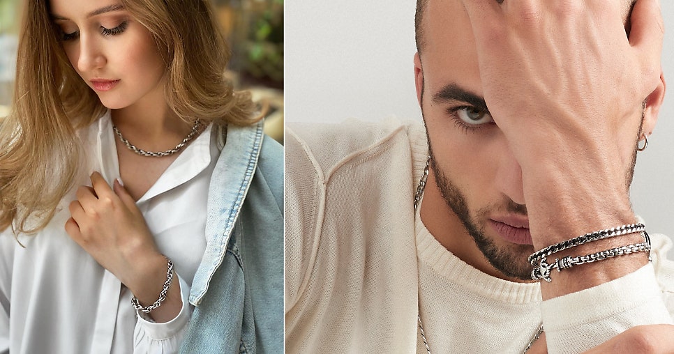 티셔츠 팔찌 향수 사진