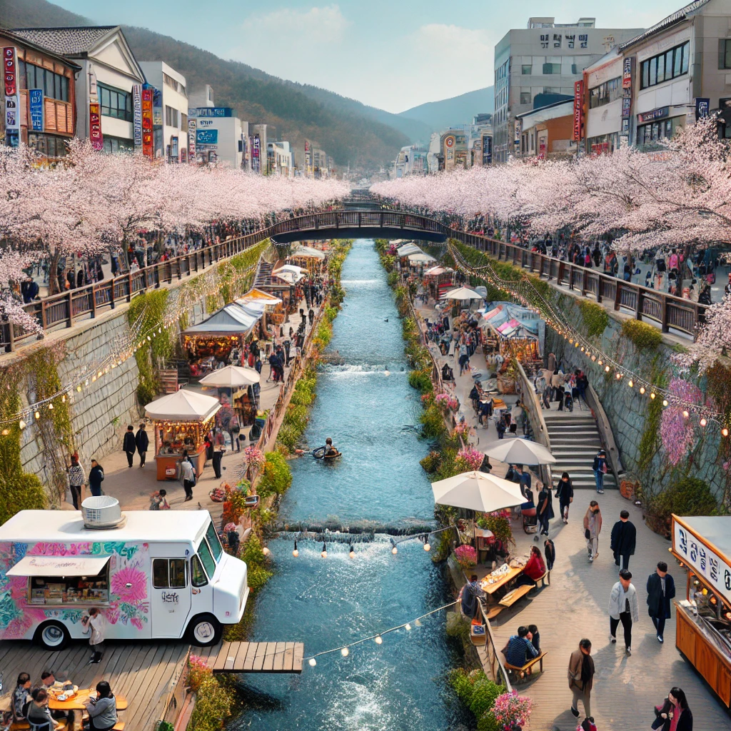 구미 벚꽃 명소 2025 청춘, 금오천 벚꽃 페스티벌