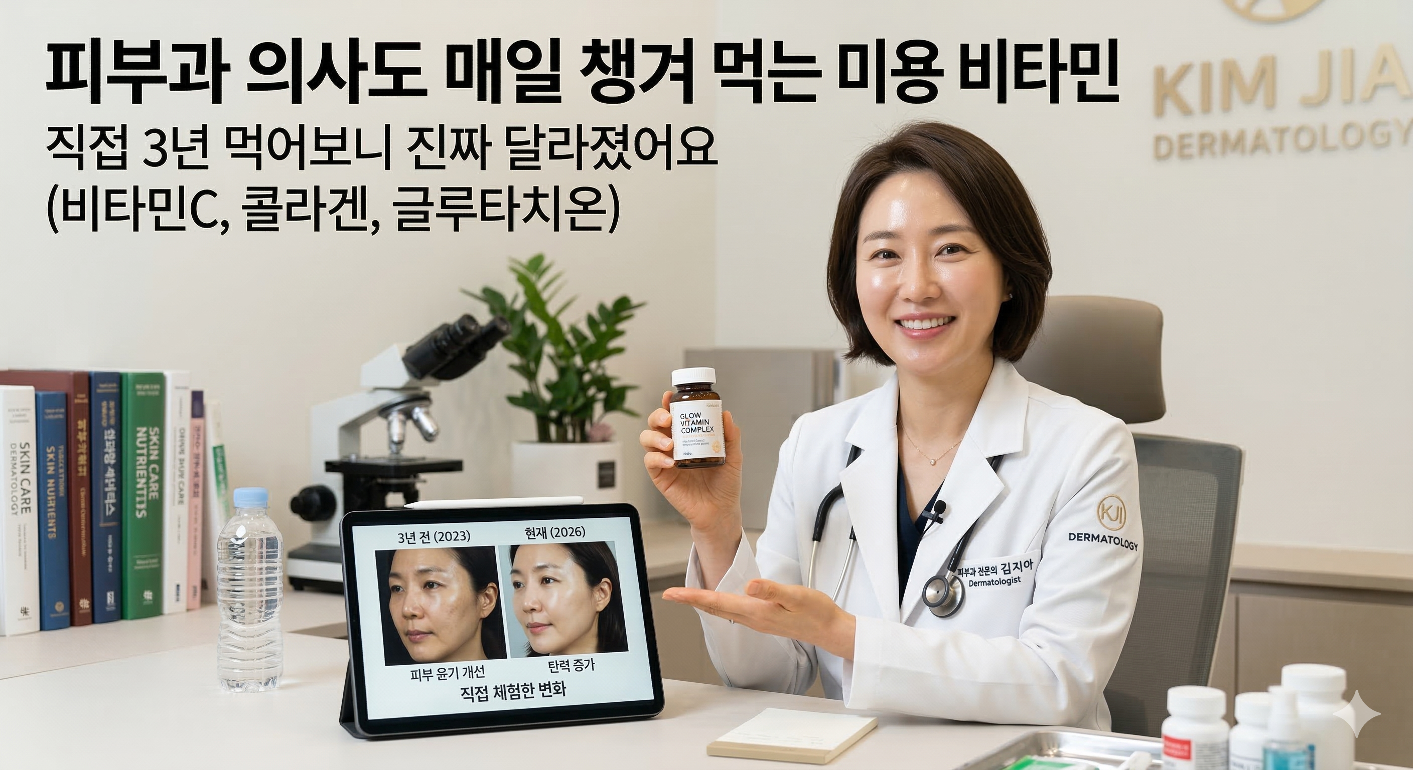 피부과 의사도 매일 챙겨 먹는 미용 비타민