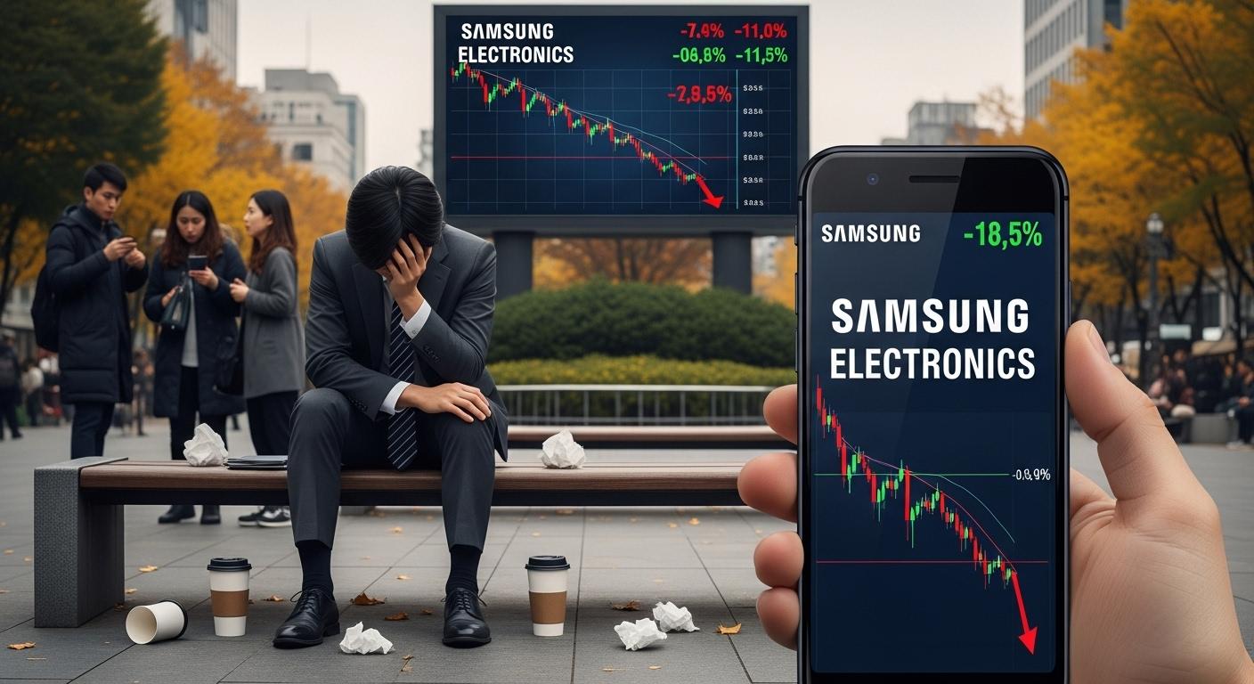삼성전자 주가 하락 이유 ?
