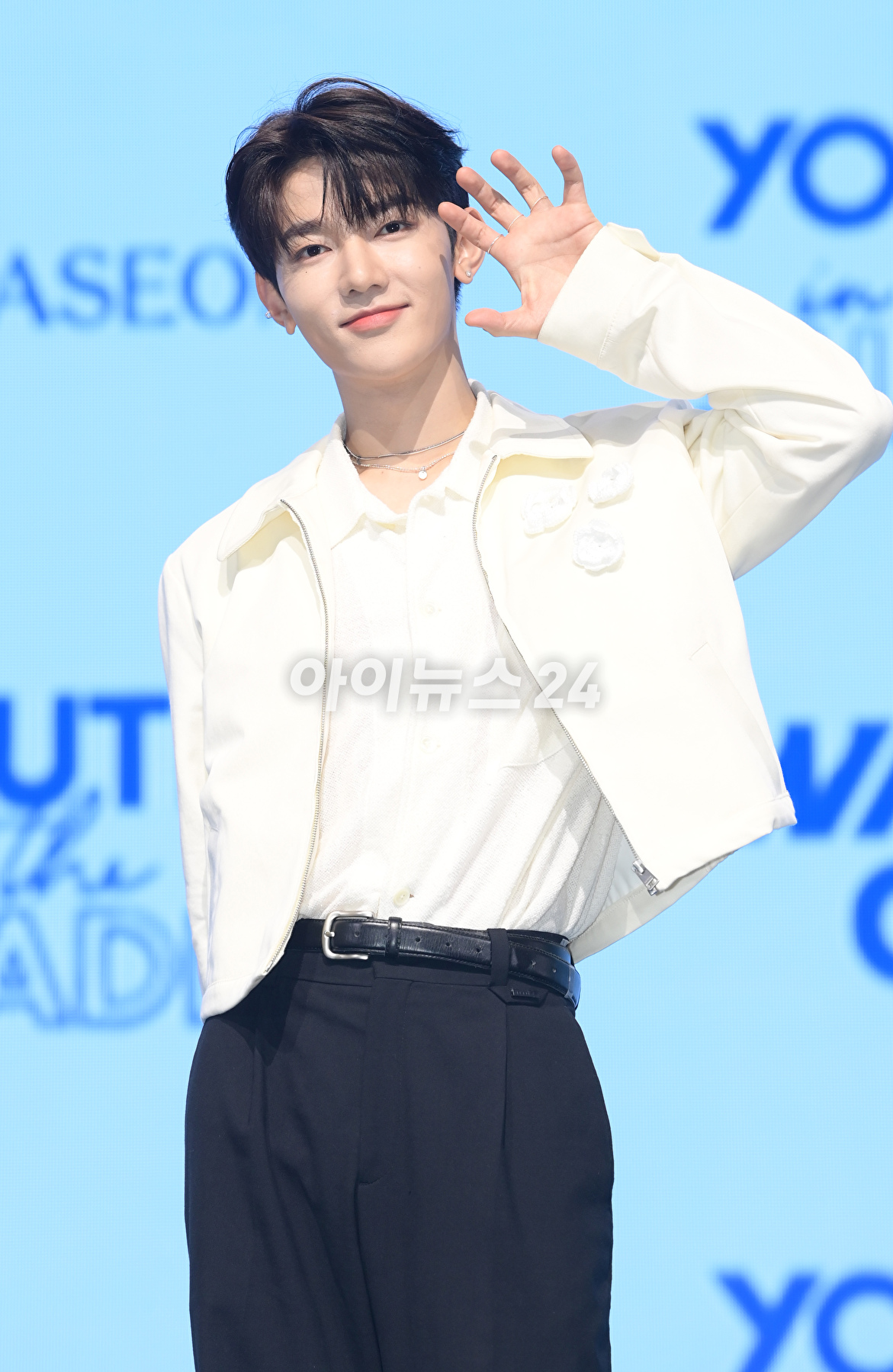 그룹 제로베이스원 장하오가 10일 오후 서울 광진구 광장동 예스24라이브홀에서 열린 제로베이스원(ZEROBASEONE) 데뷔 쇼케이스에 참석하고 있다. [사진=정소희 기자]