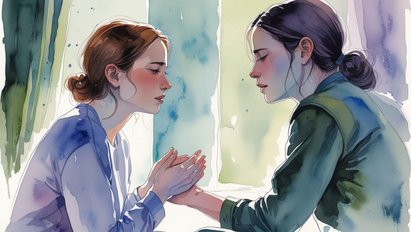 “네가 그렇게 느꼈구나”라는 말이 주는 힘에 관한 그림