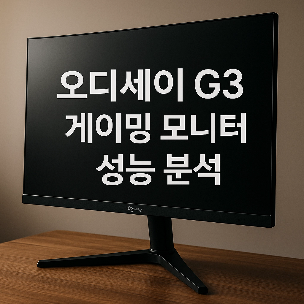 오디세이 G3 게이밍 모니터 성능 분석