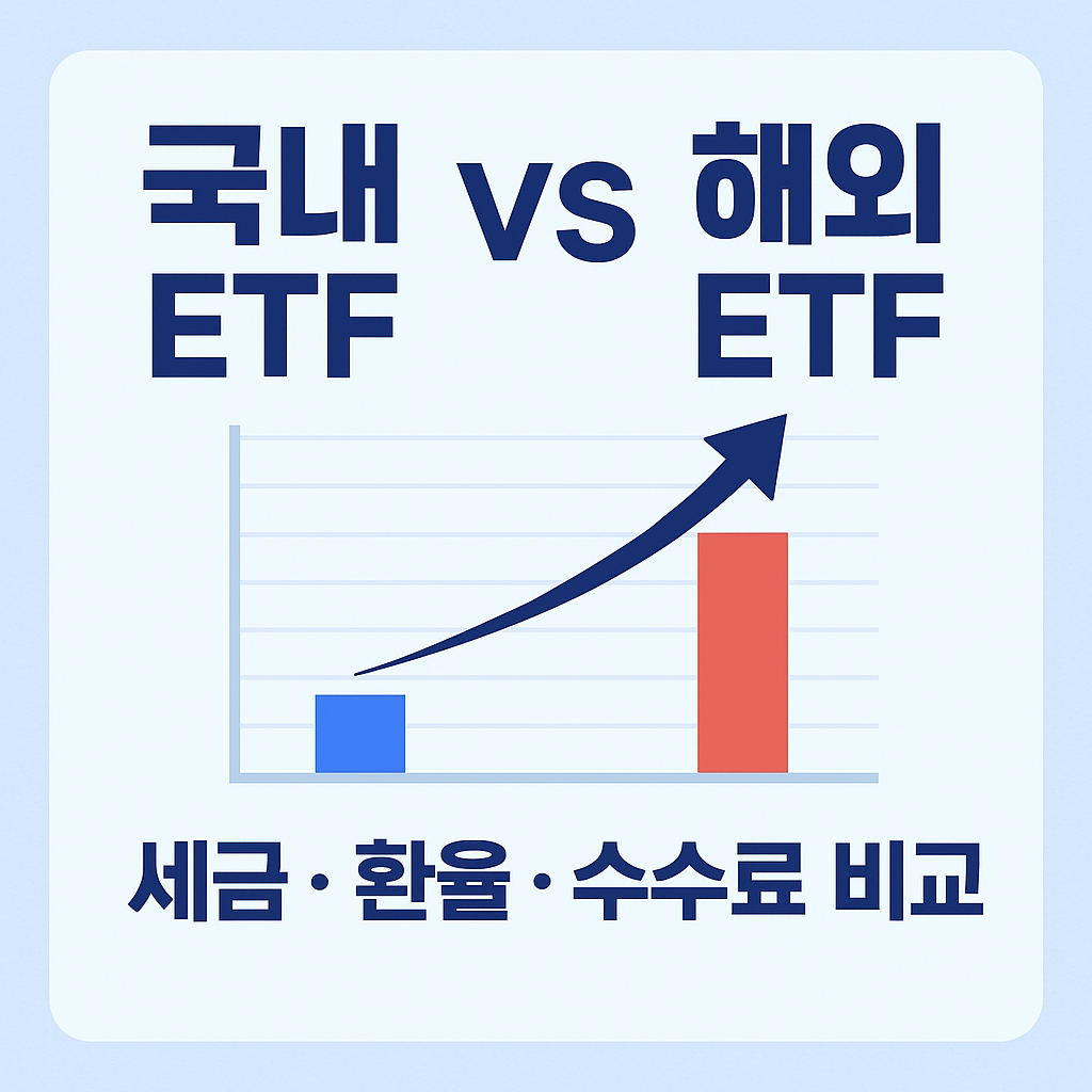국내 vs 해외 ETF, 어디에 투자해야 할까?|세금·환율·수수료·리스크 완벽 비교