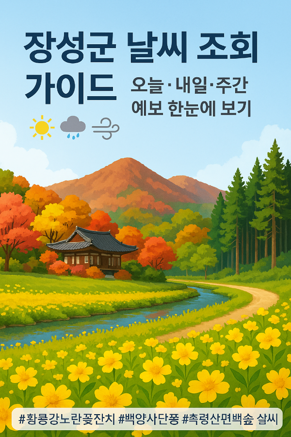 장성군 날씨 조회