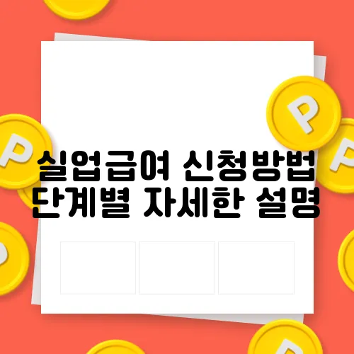 실업급여 신청방법 단계별 자세한 설명