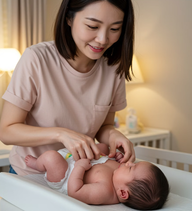 신생아 초록색 변