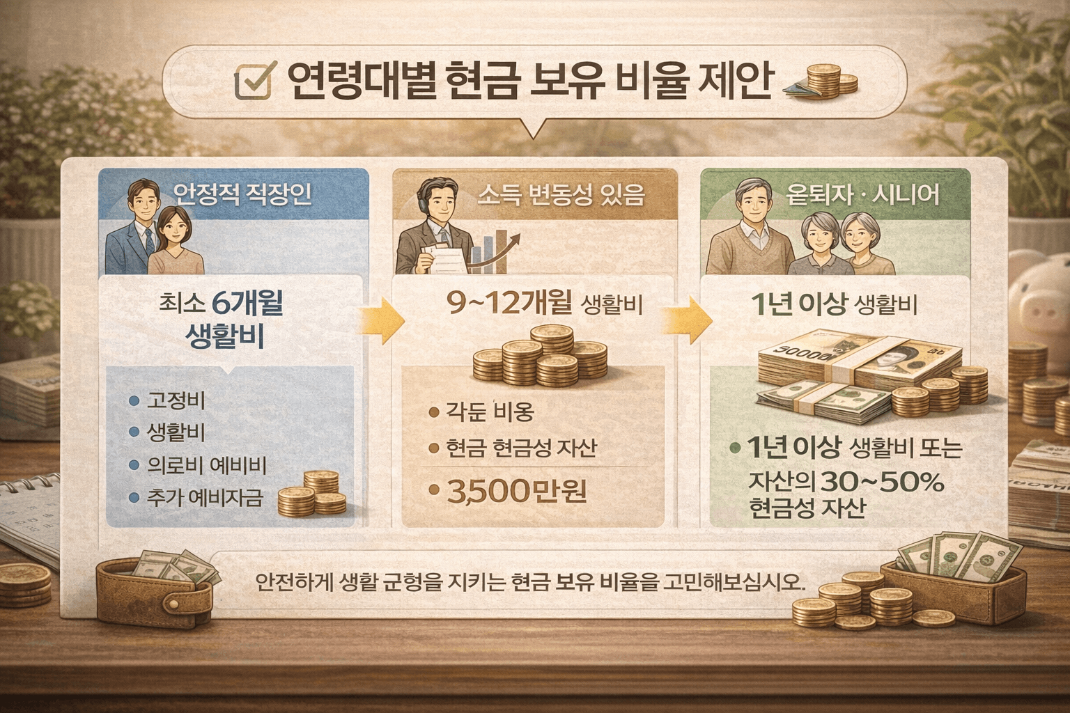 균형 잡힌 기준 제안