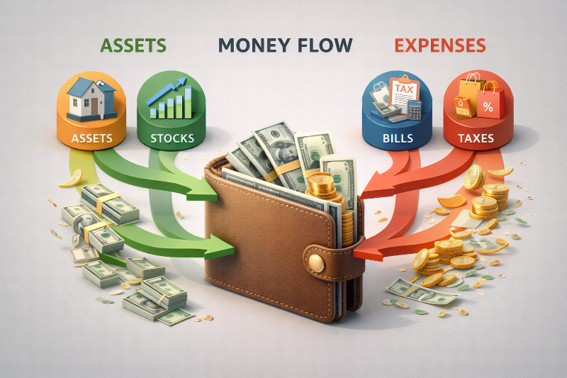 "당신은 돈을 위해 일합니까, 아니면 돈이 당신을 위해 일하게 만듭니까?"