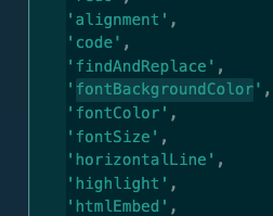 커스텀 툴바에서 플러그인 아이콘 코드 확인 화면 (2)