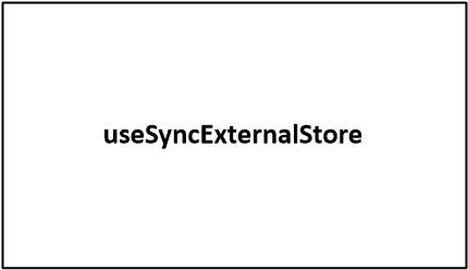 useSyncExternalStore