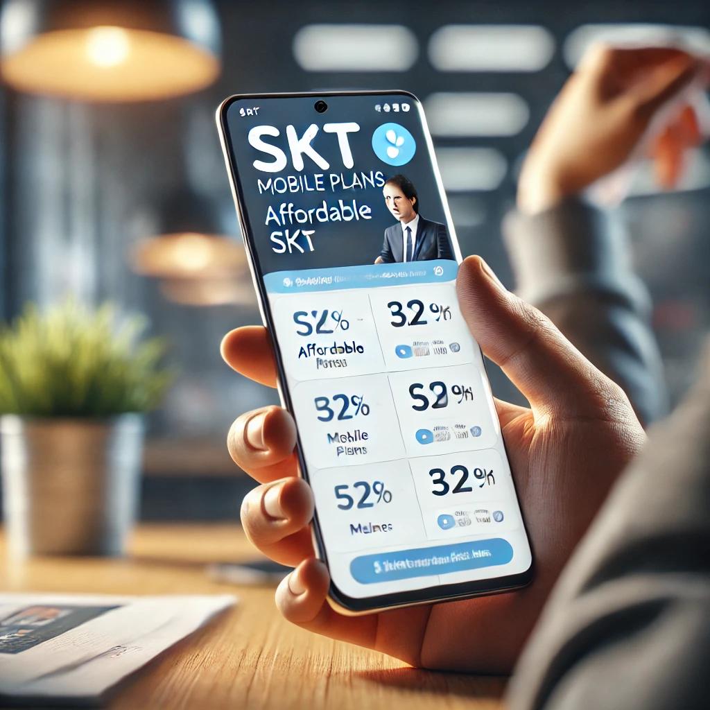 skt알뜰폰 홈페이지