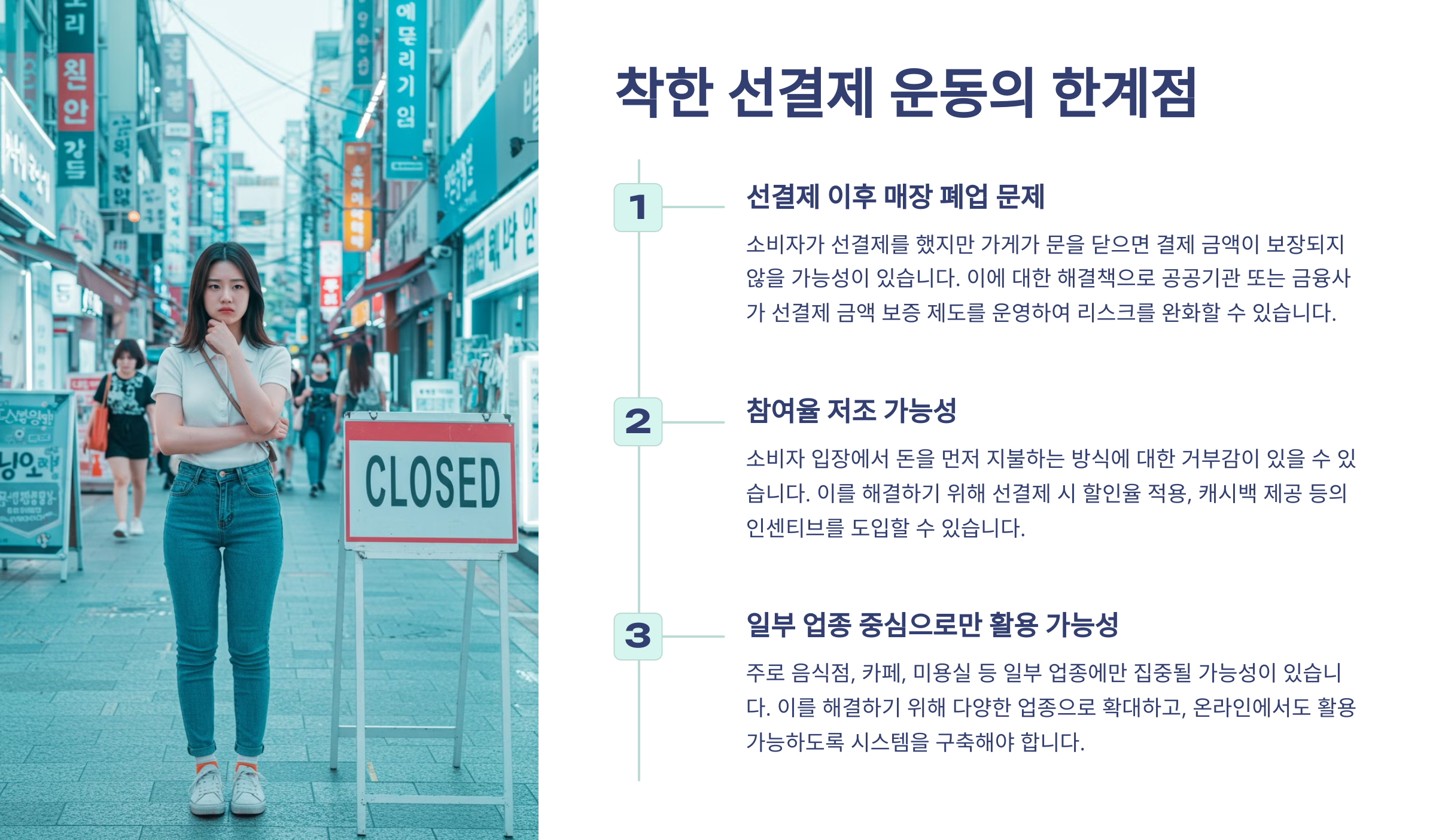 착한 선결제 운동의 한계점