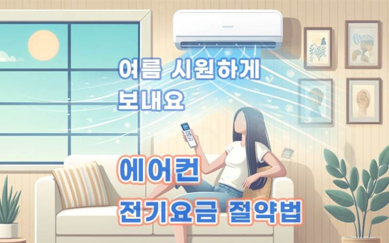 에어컨 전기세 줄이는 꿀팁