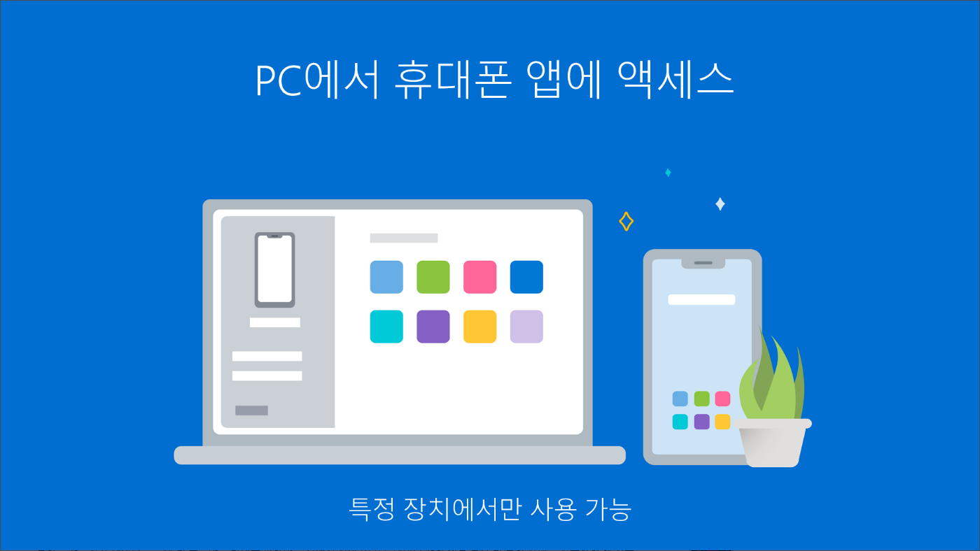 Windows와 연결, 휴대폰과 PC 액세스