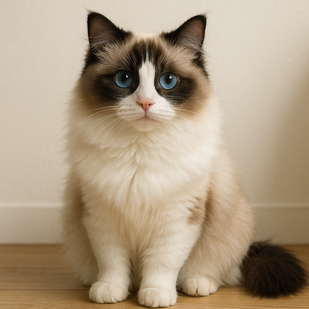 랙돌 고양이 사진