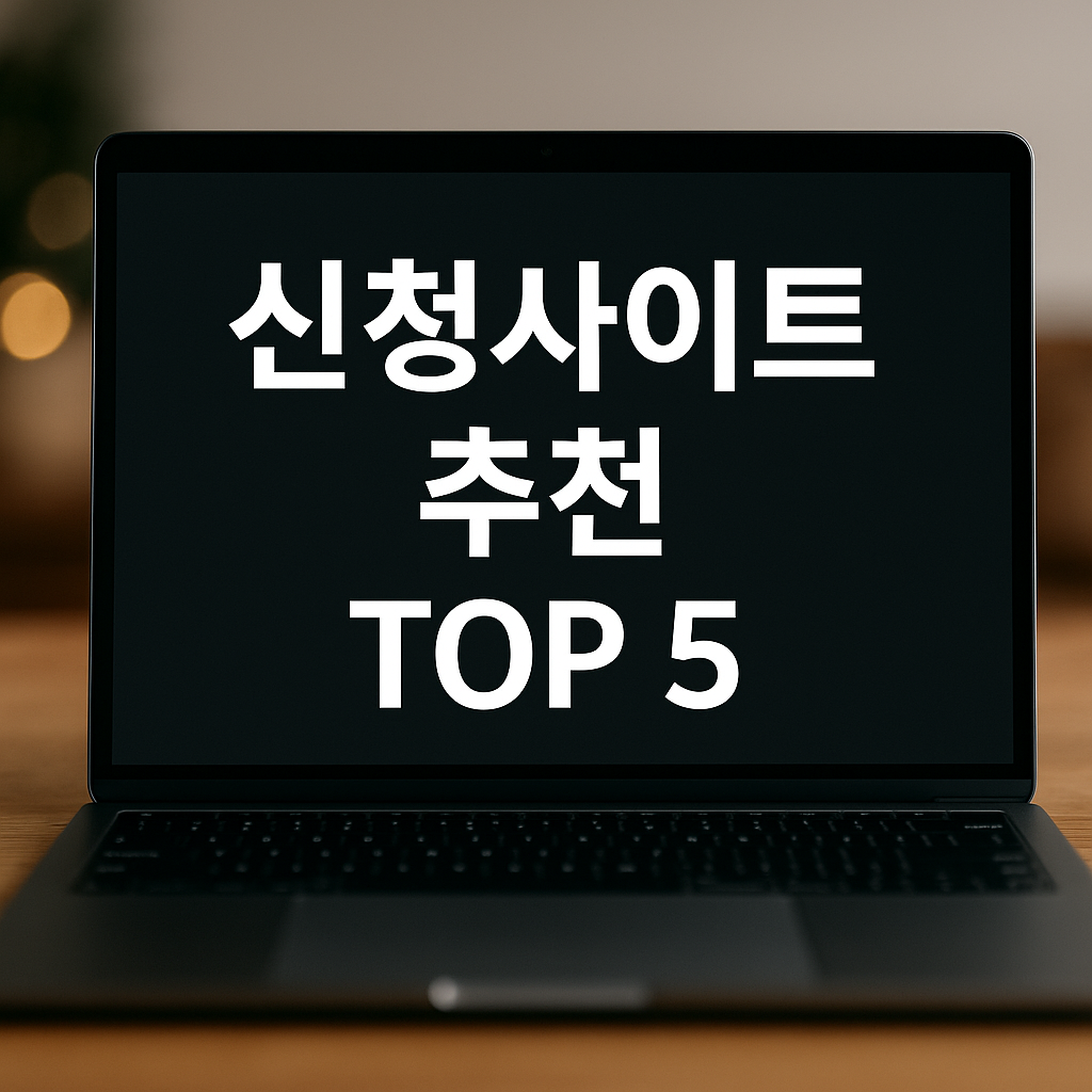 신청사이트 추천 TOP 5