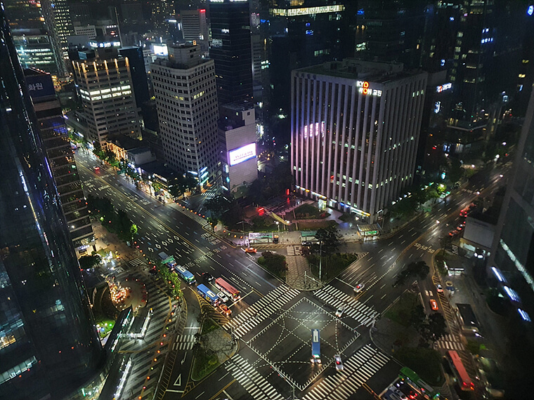 롯데호텔-이그제큐티브타워-야경