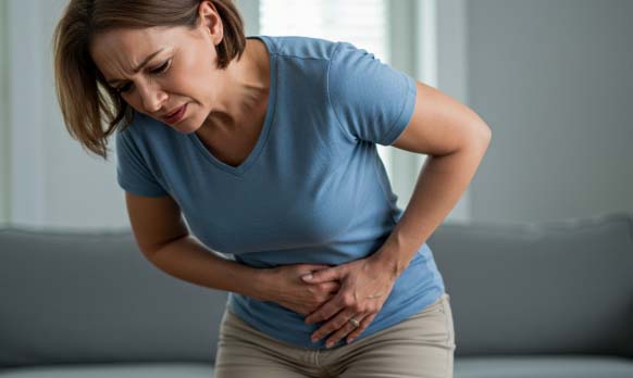 여름철 식중독 주요 증상 - 복통