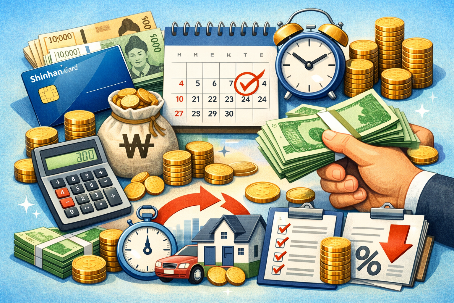 신한카드 현금서비스 완벽정리|이자, 결제일, 상환방법, 한도, 수수료까지 한 번에 관련 사진