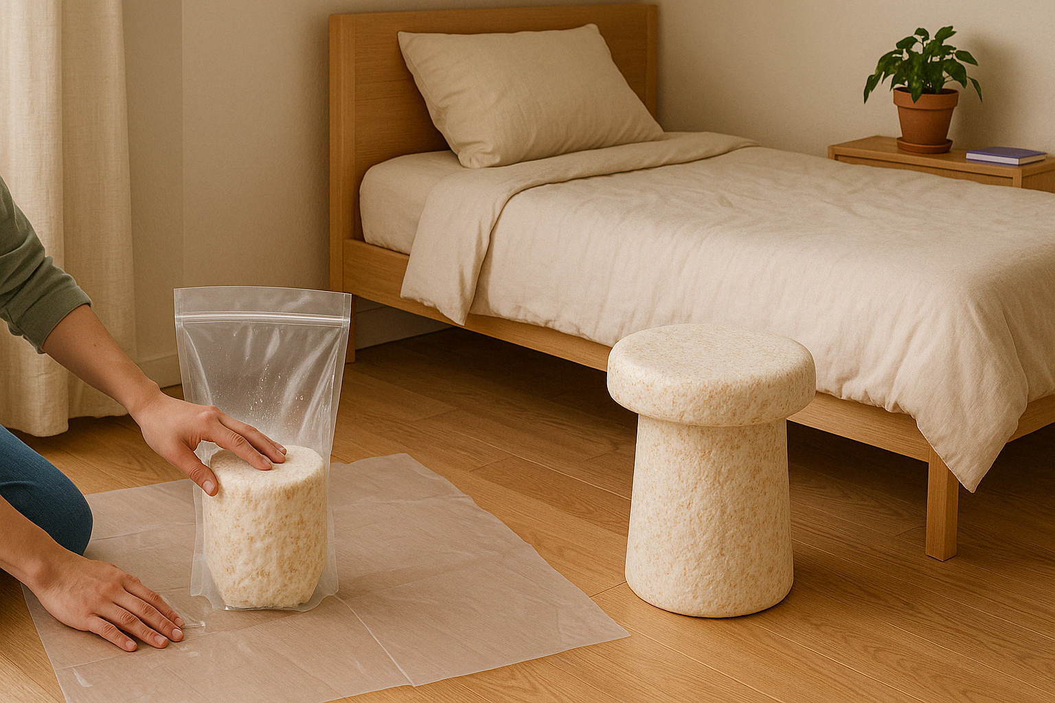 내방에서자라는균사체(Ai생성이미지)