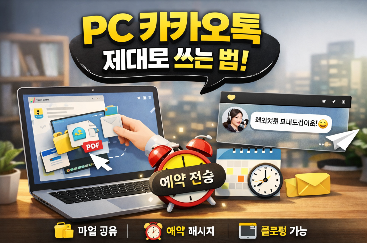 PC 카카오톡 제대로 쓰는 법 관련 사진