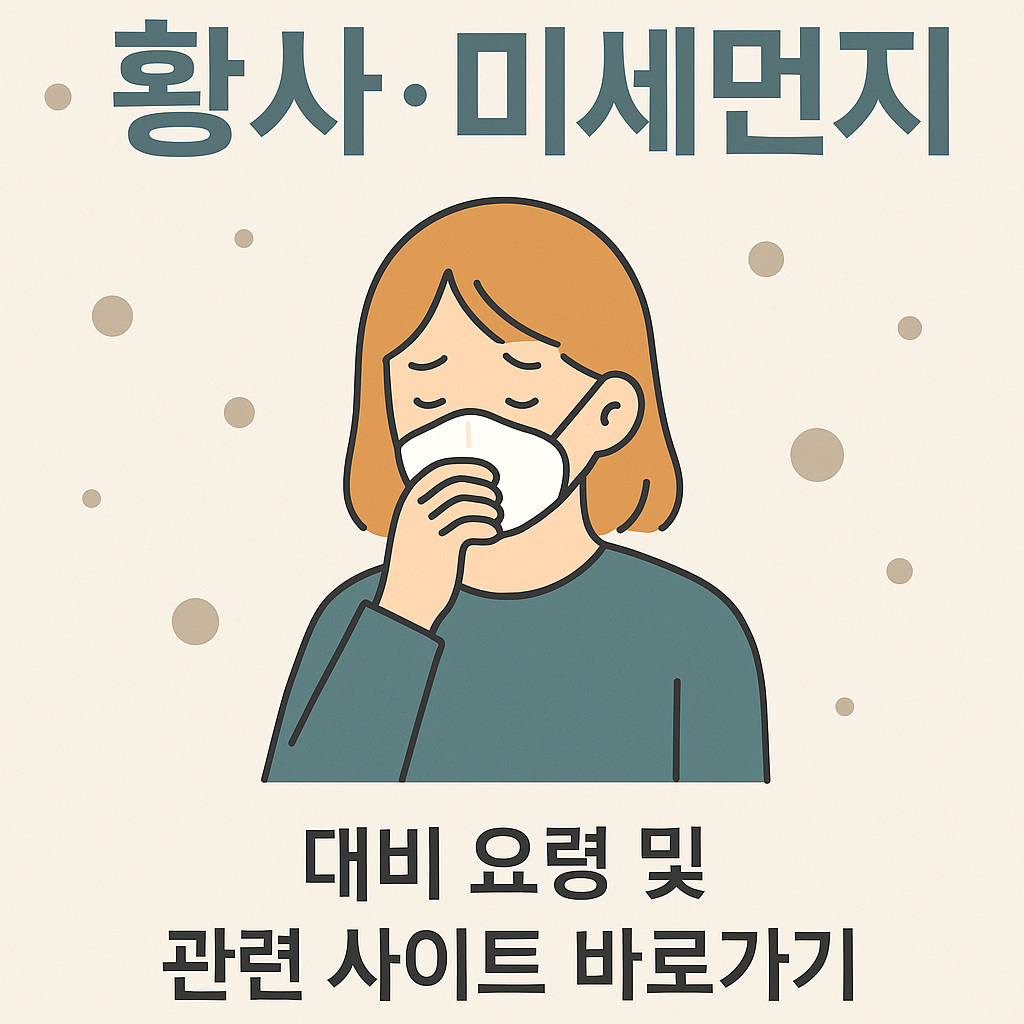 2025 황사 미세먼지 대비 꿀팁 썸네일 이미지