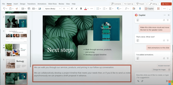 MS 파워포인트 (MS Powerpoint Embeded Copilot)