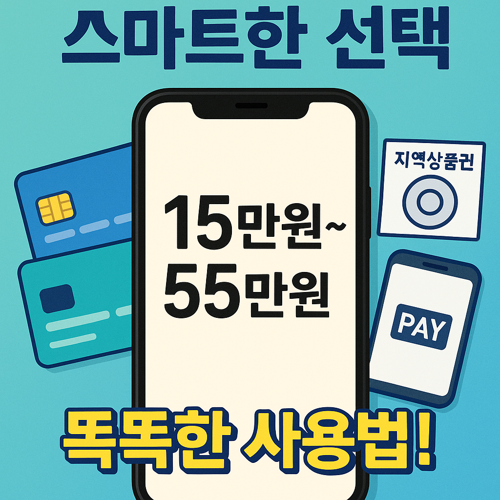 2025 민생회복 소비쿠폰 똑똑하게 사용하는 방법!