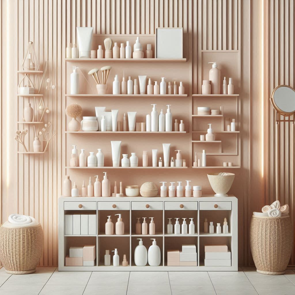 피부,체형관리 샵 배경