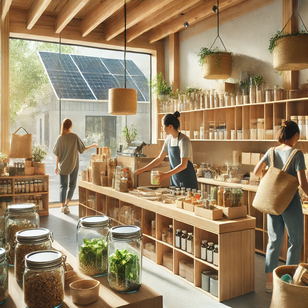 제로 웨이스트 매장의 모습을 담은 이미지