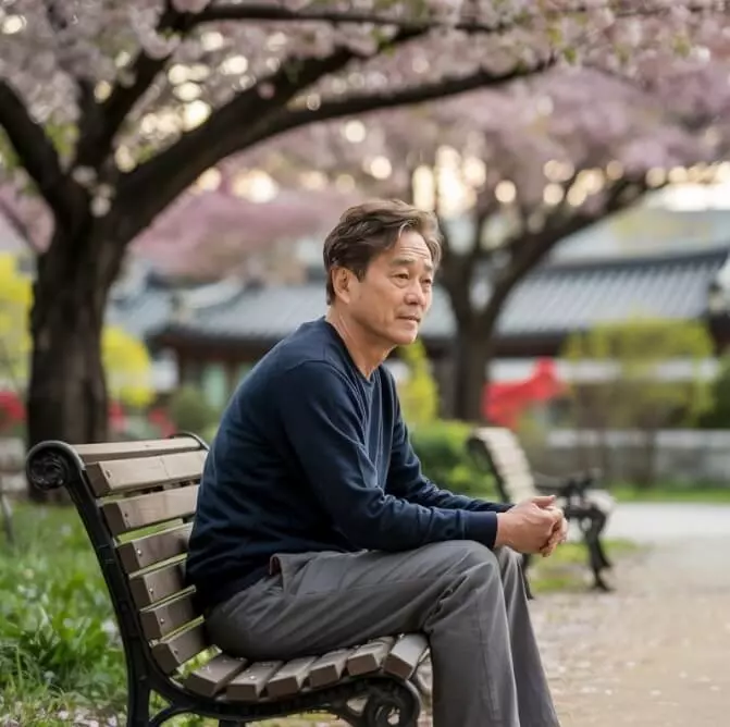 남성 갱년기로 우울한 남성