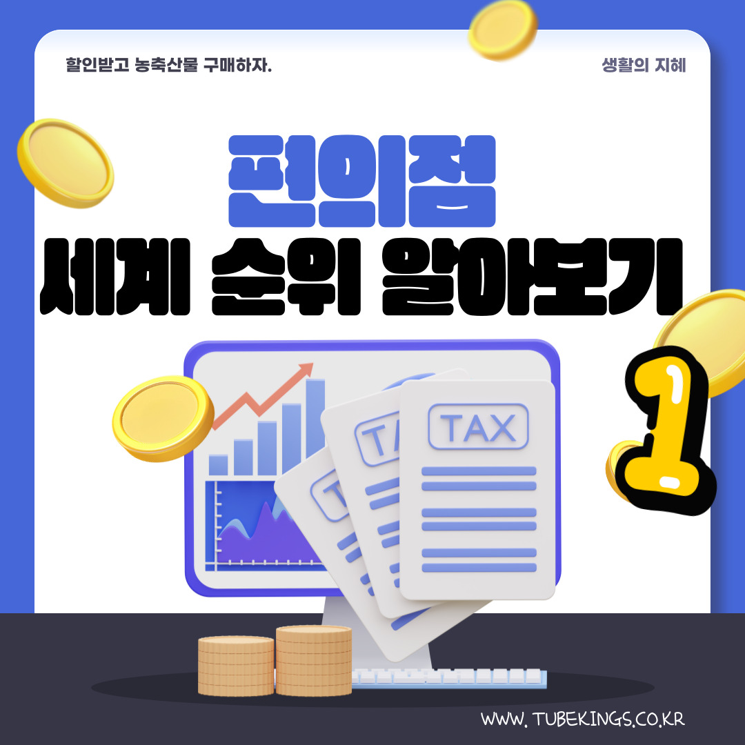 세계 편의점 업계 순위 및 점포 수