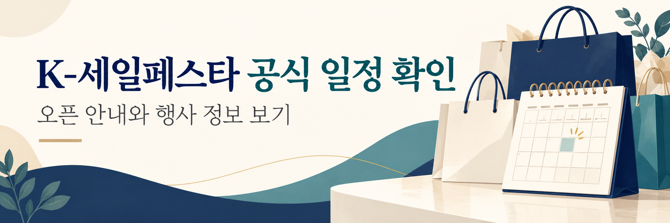 2026 K-세일페스타 일정 확인 - 참여 업체와 할인 조건 보는 방법