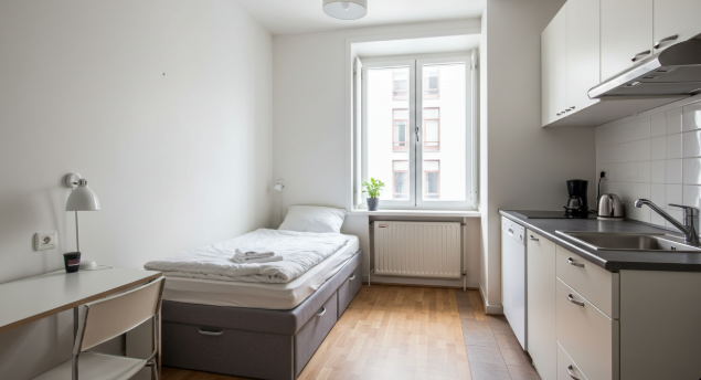 주방이 붙어있는 구조