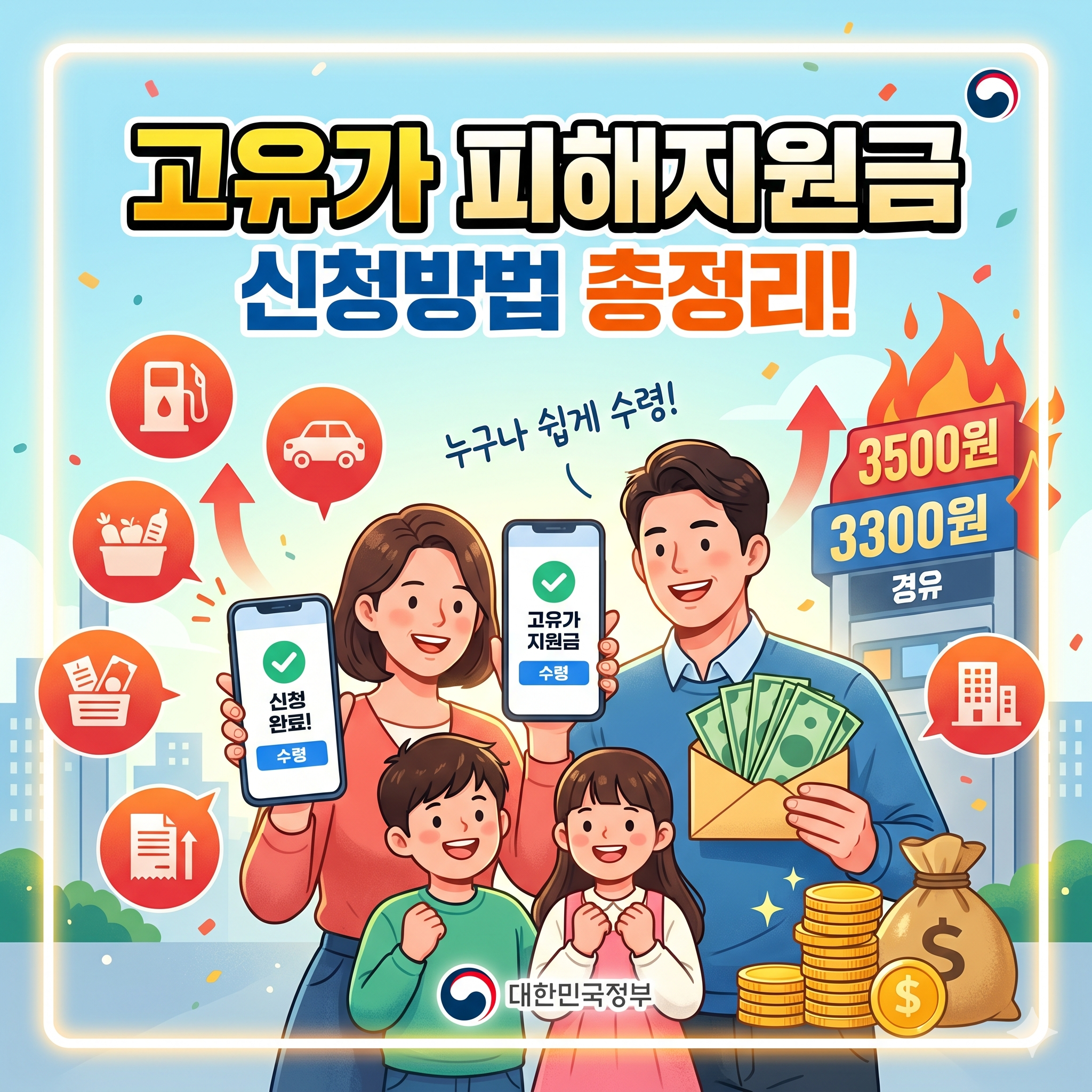 고유가 피해지원금 신청방법