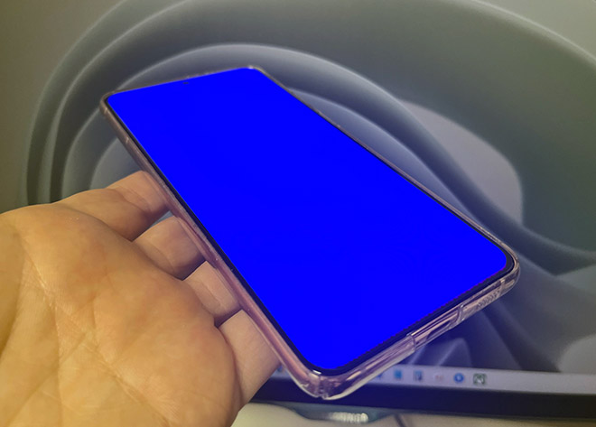 갤럭시 잔상 번인 확인