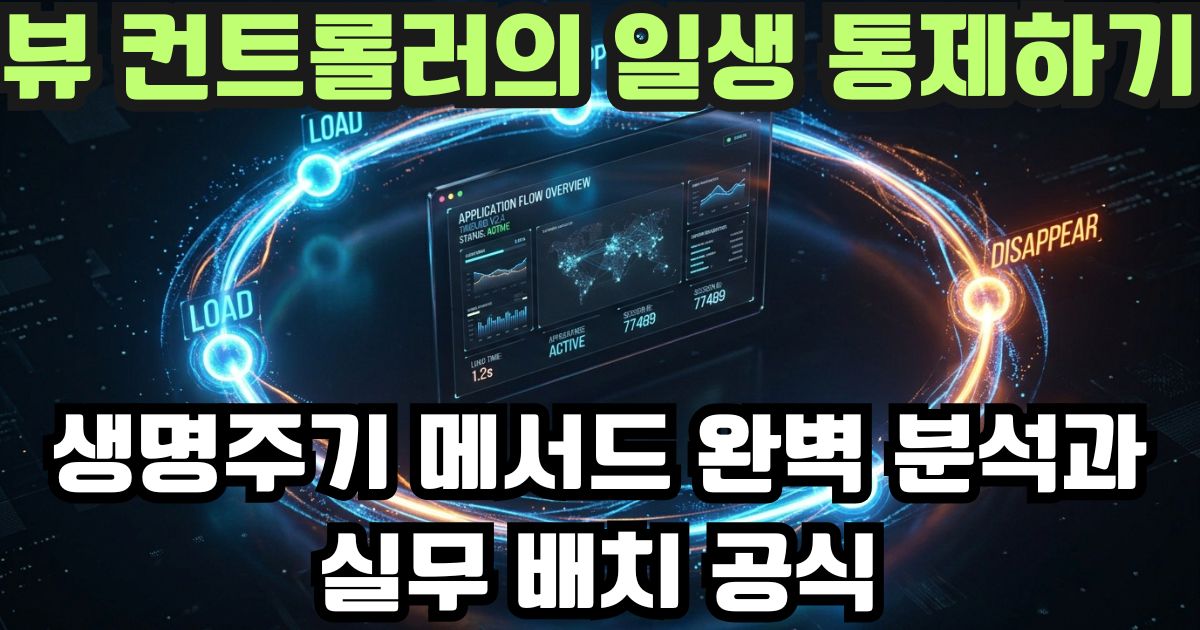 생명주기 메서드 완벽 분석과 실무 배치 공식