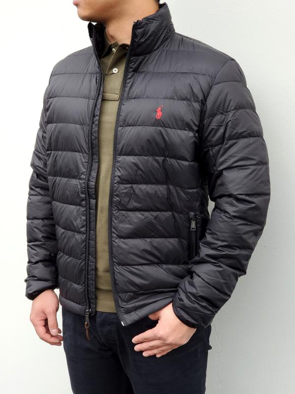 폴로 랄프로렌 남성용 덕다운 오리털 경량 패딩 자켓