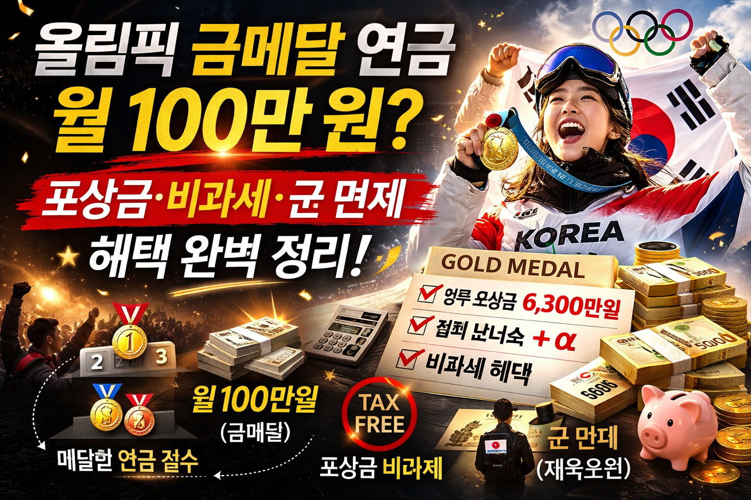 올림픽 금메달 연금 관련 사진