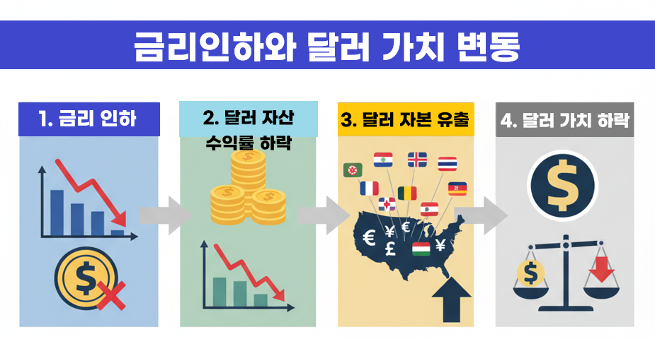 금값 오르는 이유 금리 인하 달러 가치 변동