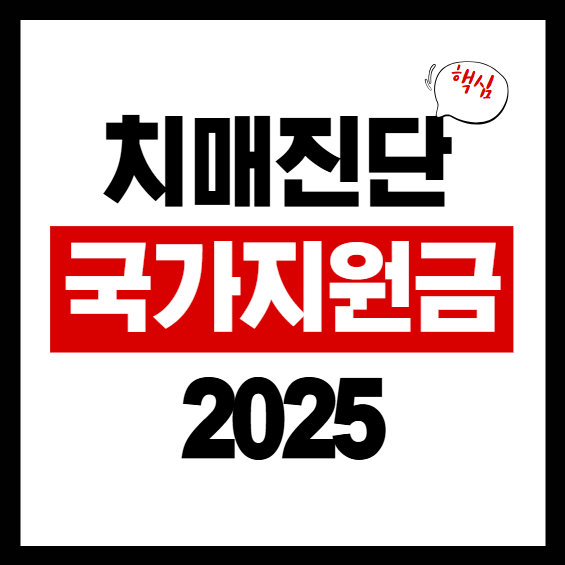 치매진단 국가지원금 관련 이미지