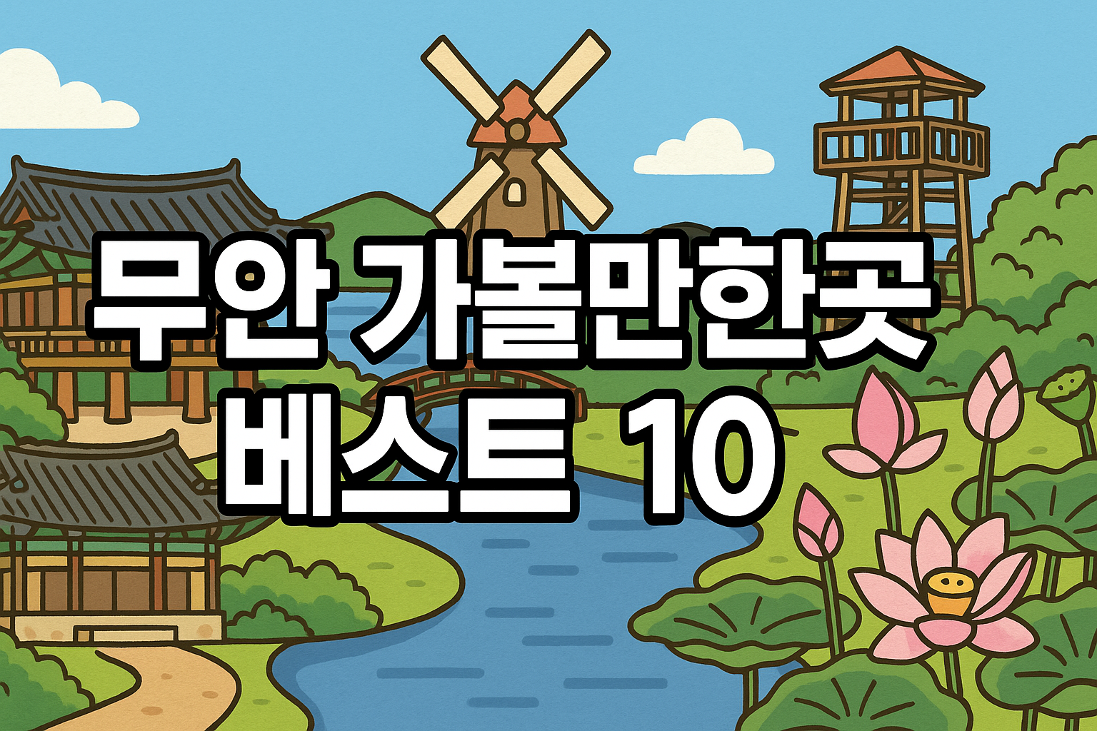 무안 가볼만한곳 베스트10