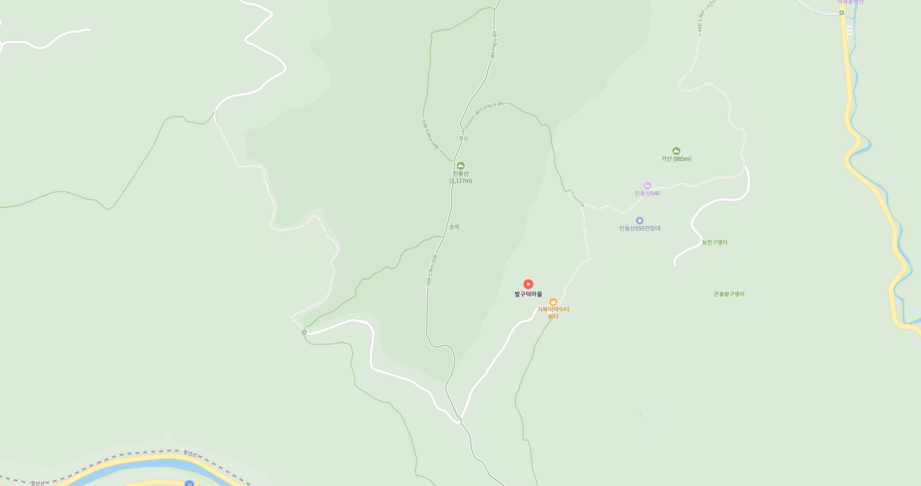 민둥산 밭구덕