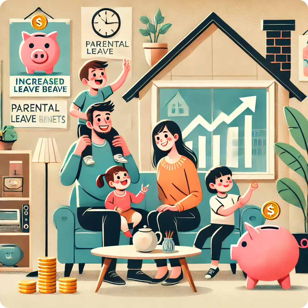 2024년 -육아휴직- 급여- 최대 250만원으로 -인상