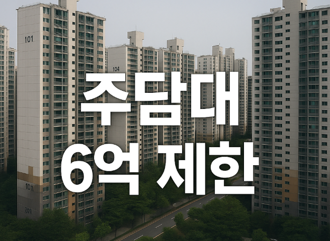 [수도권 주담대 6억 한도!] 2025년 6.27 부동산 대출 규제 전면 분석