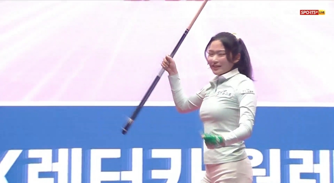 한지은 LPBA 월드챔피언십 최초 퍼펙트큐 달성의 순간 2