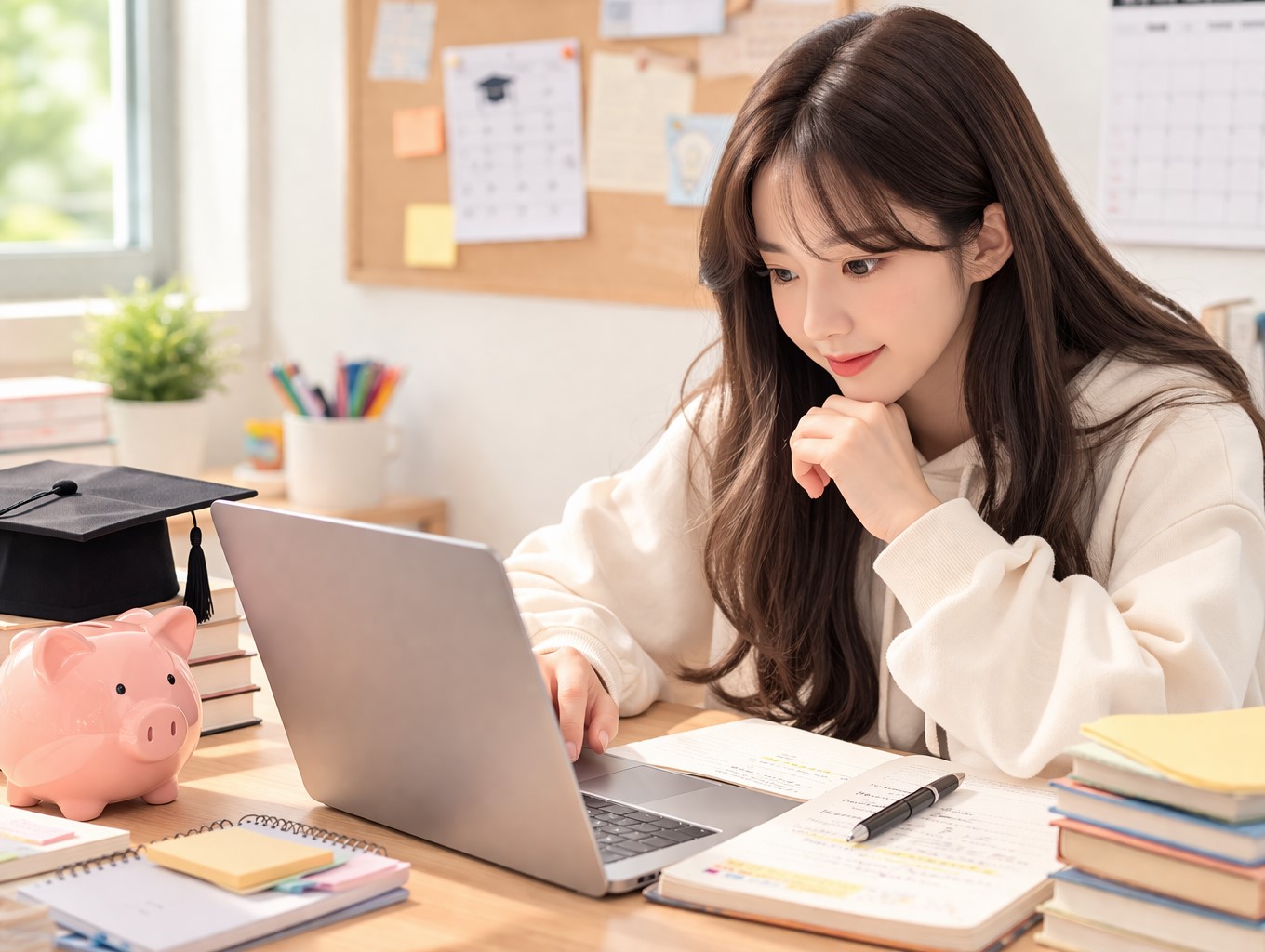 학습과 집중의 순간 이미지