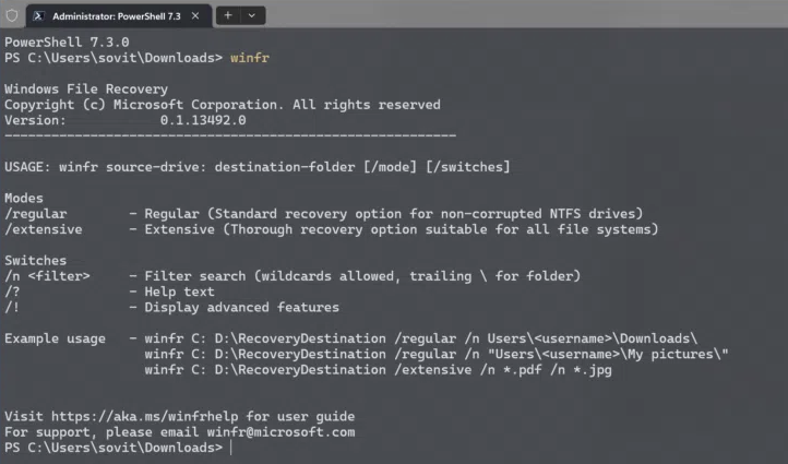 상황별 복구 명령어 활용법